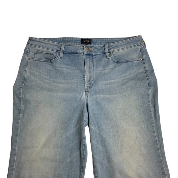 NYDJ  Womens Jeans Tag W16 Blue Light Wash W38xL26 Denim - Picture 10 of 12